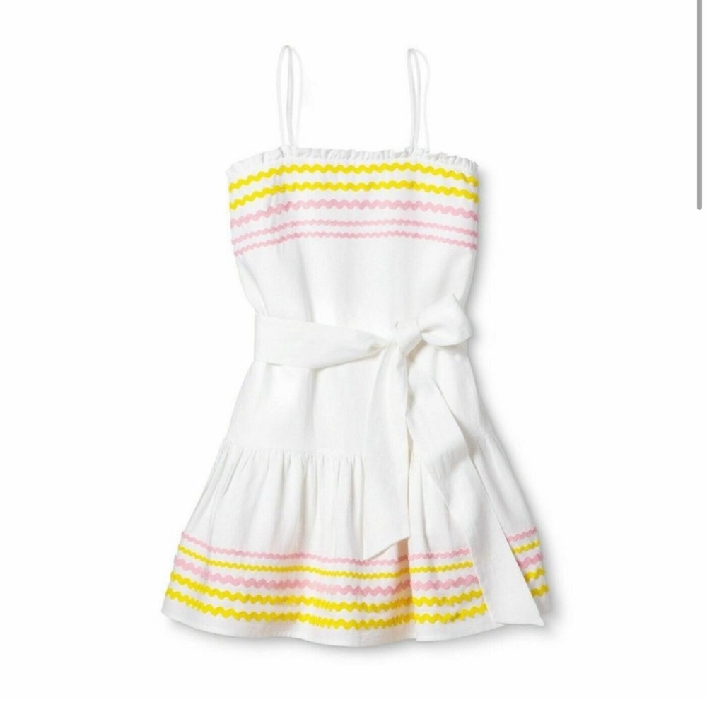 Lisa Marie Fernandez Target Ric Rac Dress White NEW
